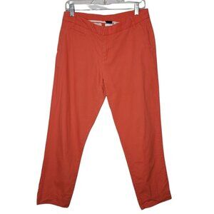 Patagonia Catalan Coral Orange Womens stretch all wear Capri pants size 8